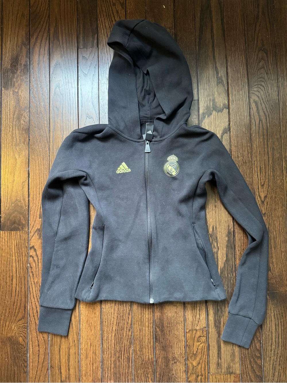 Real Madrid hooded sweatshirt with zipper